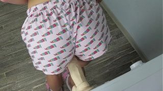 Russian Girl Sasha Bikeyeva – y. Having Fun with a Very Big Dildo while Parents are not at Home